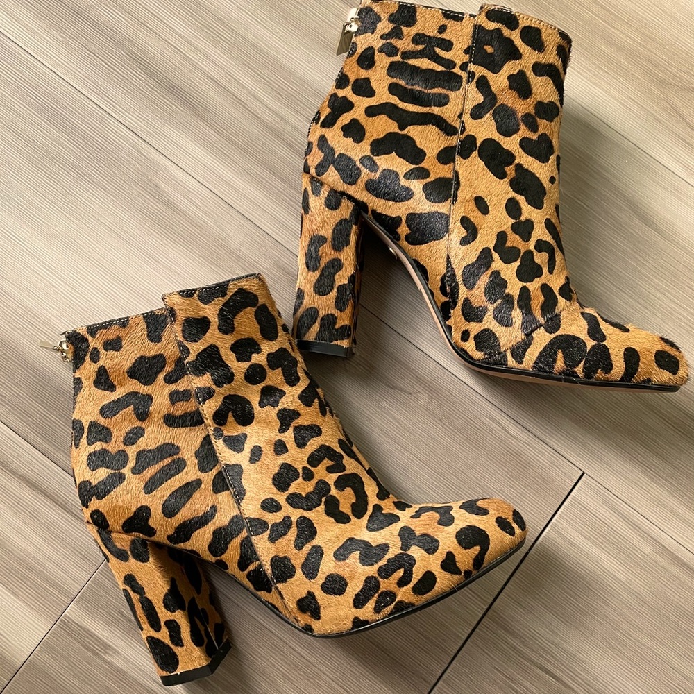 Gorgeous RAYE Pony Hair Leopard Booties